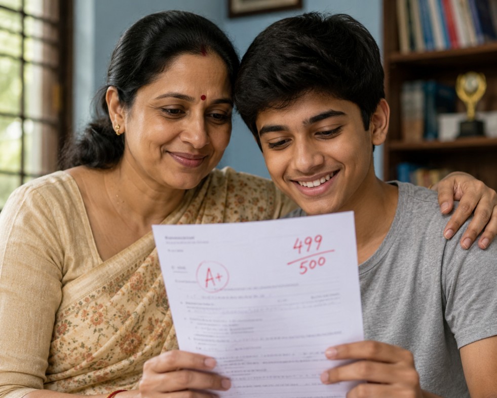 পরীক্ষায় ৫০০-এর মধ্যে ৪৯৯ পেল ছেলে, তবুও কেন খুশি নন মা