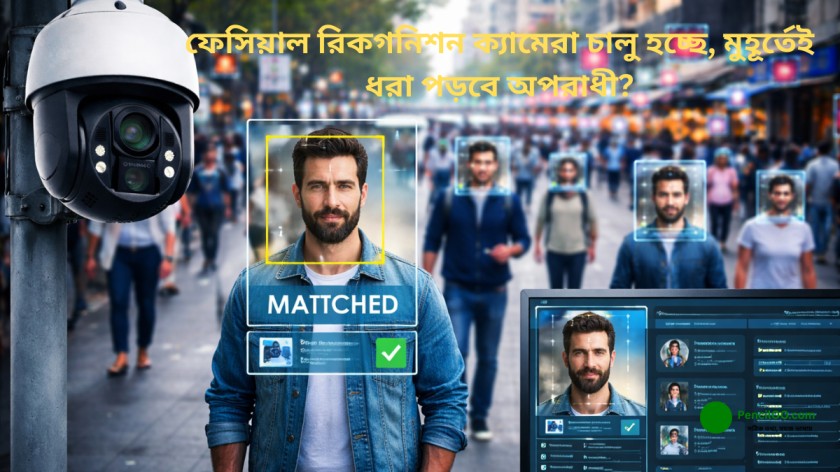 ফেসিয়াল রিকগনিশন ক্যামেরা চালু হচ্ছে, মুহূর্তেই ধরা পড়বে অপরাধী?