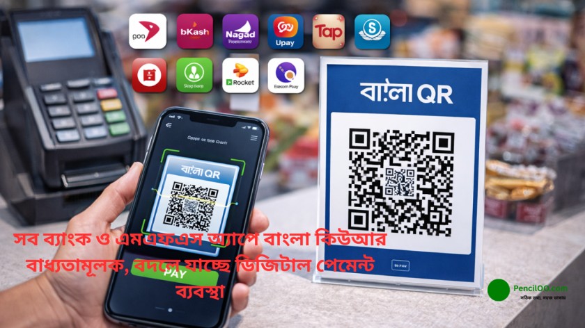 ব্যাংক ও এমএফএস অ্যাপে বাংলা কিউআর বাধ্যতামূলক, বদলে যাচ্ছে ডিজিটাল পেমেন্ট ব্যবস্থা