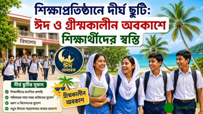 শিক্ষাপ্রতিষ্ঠানে দীর্ঘ ছুটি ঈদ ও গ্রীষ্মকালীন অবকাশ