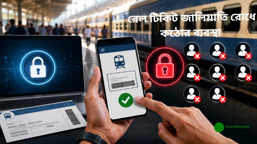 রেল টিকিট জালিয়াতি রোধে কঠোর ব্যবস্থা ভয়ঙ্কর Warning