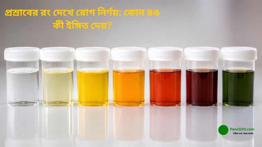 প্রস্রাবের রং দেখে রোগ নির্ণয়: কোন রঙ কী ইঙ্গিত দেয়?